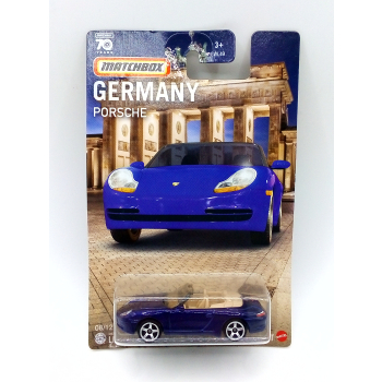 Porsche 911 996 Carrera Cabriolet 1998 - skala 1:64 - Matchbox